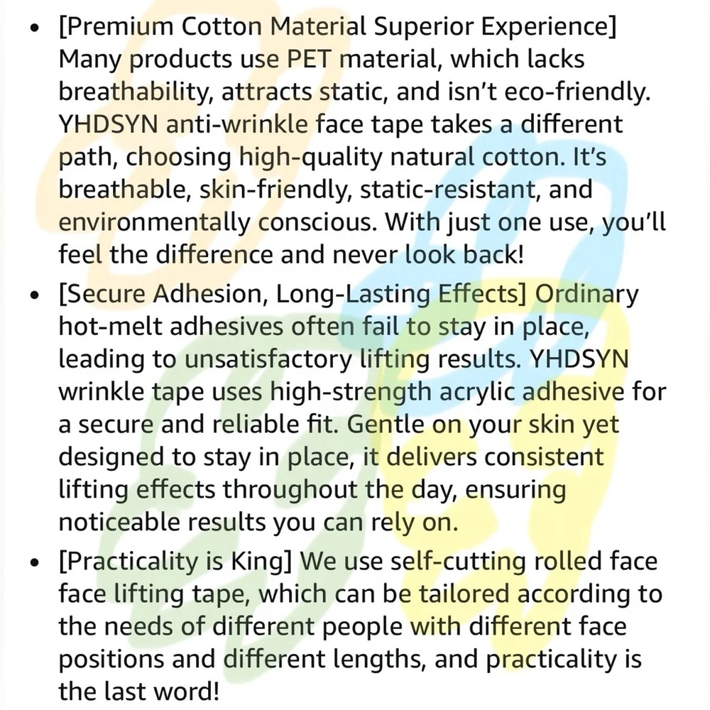 BRAND NEW! Anti-wrinkle Face Tape for Skin